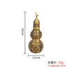Latón Abierto Cobre Calabaza Pueblo Casa Bagua Calabaza Colgante Abrible Hueco Dormitorio Hogar Decoración Fu Lu Adorno