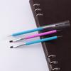 Pluma para Arte de Uñas de Doble Punta, Bolígrafo de Puntos, Pluma para Mezclar y Aplicar Gel, Pincel Plano para Fototerapia, Pincel Plano para Fototerapia