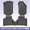 Adecuado para FIAT Cronos 2025-2026 Alfombrillas de coche 3D para todo clima de TPE