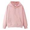 Suéter con capucha de cuello redondo de algodón con forro polar para niños, otoño e invierno, uniforme de clase, suelto y cómodo para hombres y mujeres.