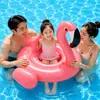 Boia de Bebê em Formato de Flamingo/Material de PVC Espesso Ecológico/Estável Anti-tombamento para Brincadeiras na Água da Piscina Infantil