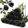 Rosa de Seda Simulada Flor Artificial Individual Flor Artificial Boda Hogar Decoración de San Valentín Ramo de Gama Alta Pared
