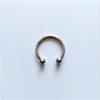Estilo japonês e coreano U Double Pearl Neck One-word Pin Sweater Cardigan Small Pin Shawl Buckle com broche de parafuso