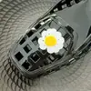 Coreia do Sul Mesmo Estilo Flor de Lantejoula Flor de Sapato Brilho Diamante Miçanga Feita à Mão Estilo Coreano Doce Alto Senso Flor Decorativa para Sapato Joia de Sapato