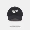 Chapéu Feminino Cabeça Grande Boné de Baseball Aumentado Aprofundado Chapéu Masculino Fashionável Casal Estilo Coreano Versátil Boné com Letra Marca Tendência
