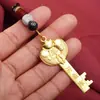 Llavero Zodiaco bóveda abierta año de nacimiento colgante llave dorada remolque para bolso de hombre y mujer adornos para llavero transfronterizo