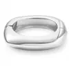 Pulseras Populares Transfronterizas Europeas y Americanas Ins Normcore Pulseras con Patrón de Onda Asimétrico Pulseras Metálicas Brillantes Joyería para Mujer