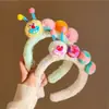 Diadema de Dibujos Animados Linda de Caña Alta Pinza para el Cabello Creativa Peculiar Diadema de Peluche para Mujer Accesorio Versátil para el Cabello para Lavarse la Cara