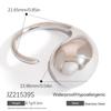 Joyería de Acero Inoxidable Amazon Anillo Geométrico Brillante de Gota de Agua Versátil Estilo Ins Lujo Accesible Simple Anillo Abierto