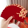Sobres Rojos para Bodas, Bolsitas Rojas Pequeñas, Accesorios para Juegos de Boda, Sobres Rojos Creativos para Bloquear la Puerta, Bolsas de Boda Mini