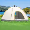 Tienda de Campaña Plegable de Apertura Rápida para Exteriores, No Requiere Montaje, Plegable, Espacio Amplio, Impermeable, Recubierta de Plata, A Prueba de Tormentas, Portátil