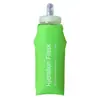 Nuevo Producto Plegable Portátil 500ml Bolsa de Agua para Deportes al Aire Libre Botella de Agua Suave TPU para Ciclismo, Montañismo, Senderismo, Bolsa Impermeable para Agua Potable