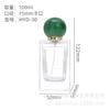 Botellas de Vidrio para Perfume en Stock Botellas de Vidrio Transparente de 100ml Botellas con Atomizador Botellas Dispensadoras Cosméticas Botellas Vacías Venta al por Mayor