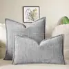 Ponto Cruz de Chenille Tricô Grosso Bambu Cor Sólida Almofada de Cabeceira de Sofá-Cama Amazon Tricô Grosso Chenille