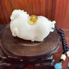 Talla de Fruta de Marfil Artificial para Riqueza Inmediata, Decoración de Escritorio de Oficina, Mascota de Té, Accesorios para Ceremonia del Té, Venta al por Mayor y Dropshipping