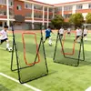 Red de rebote de fútbol 4x7 pies, Red de entrenamiento multiángulo ajustable para voleibol y béisbol, Red de práctica de hockey