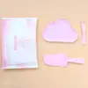 Juego de cubiertos y plato para pastel de red para venta al por mayor, vajilla, plato nube, plástico desechable, suministros para fiesta de cumpleaños y repostería