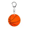 Regalo de voleibol, rugby acrílico deportivo fútbol transfronterizo creativo llavero colgante, llavero de baloncesto, béisbol