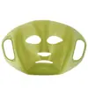 Cubierta de mascarilla de silicona 3D para colgar en las orejas, ayuda para la aplicación de mascarilla facial, correa de sujeción para mascarilla de cuello, correa para el cuello para la aplicación de mascarilla de cuello