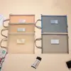 Bolsa de Arquivo com Zíper de Malha de Nylon de Camada Dupla Bolsa de Armazenamento para Classificação de Matérias Estudantil Transparente Espessada Bolsa para Documentos A4