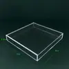 Caja de Exhibición Cuadrada de Acrílico Set de Álbumes Transparente Estuche Protector Caja de Almacenamiento a Prueba de Polvo para CD Soporte de Exhibición para Discos de Vinilo