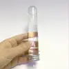 Botella de prueba PET de plástico transparente, botella de prueba de boca de tornillo, tapa de aluminio, tubo de plástico, botella de almacenamiento de 100ML, tubo, fuente preferencial