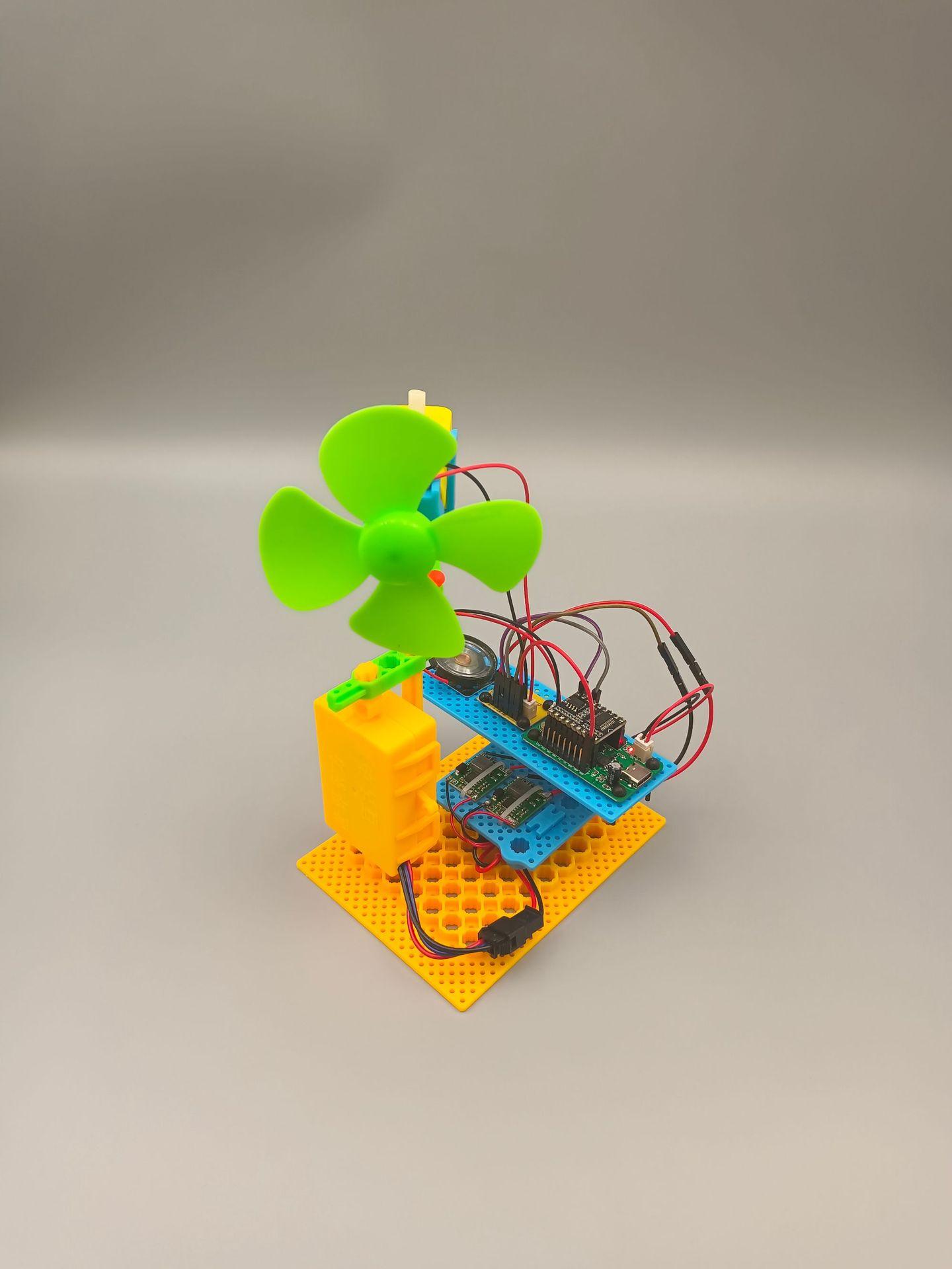 简易语音扇组装图2