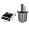 Máquina Automática de Refogar Molho de Pimenta Máquina de Molho de Carne Mala Tang Misturador de Pó de Flor de Sophora Panela de Camarão Frio Aquecimento de Restaurante Catering Comercial