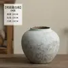 Jarrón de Cerámica Estilo Wabi-Sabi de Jingdezhen, Florero Hecho a Mano con Manchas Vintage, Adorno Decorativo para Hotel y Casa de Huéspedes con Flores Secas