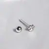 Comércio exterior nova pata de urso língua prego nicho personalidade anel de língua corpo de aço inoxidável piercing joias fábrica direta atacado