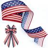 Dia da Independência Americana Laço de Fita Feito à Mão Dia Nacional Série Estilo Japonês Independente Acessórios Decorativos para Laços DIY