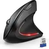 Ratón Ergonómico Directo de Fábrica, Ratón Vertical Silencioso para Oficina con Carga Inalámbrica, Ratón Bluetooth de Doble Modo