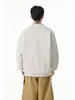 Sudadera Estilo Old Money con Cuello Henley Cosido a Mano para Hombre, Top de Manga Larga con Diseño de Moda Otoñal, Camisa Básica Casual de Corte Holgado