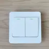 Ju Ben 86 panel de enchufe de interruptor de pared oculto fabricantes al por mayor serie de ingeniería blanca 5 cinco orificios enchufe
