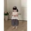 Conjunto fresco de dos piezas para bebé niña de verano sin mangas tipo muñeca y pantalón de pierna ancha, nuevo atuendo de lunares para bebés niñas