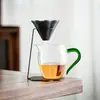 Nuevo Colador de Té Creativo de Cerámica Micro-Porosa con Forma de Pétalo, de Moda, para Té de Mandarina Verde Pequeña