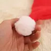 Chapéu de Natal Grande Vermelho Não Tecido Suprimentos de Decoração de Natal Acessórios de Cabelo para Adultos e Crianças Chapéu de Papai Noel para Festa