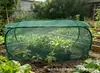 Tela de malla de sombreado con alambre de acero, protección de verano para plantas, parterres, jardinería, jardín, cubierta protectora plegable para caja de plántulas
