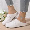 Mules Retro de Moda Versátiles para Exteriores Estilo Birkenstock de Punta Cerrada para Mujer, Zapatos Perezosos Slip-On Primavera 2026 Venta al por Mayor