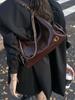 Bolso de Mujer de Gran Capacidad, Bolso de Hombro Sencillo y Elegante con Cadena, Bolso de Axila, Nuevo Modelo 2026, Bolso Cruzado Retro Versátil para el Día a Día