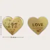 Caja de Regalo para Pastel con Forma de Corazón Dorado Waterway Tienda Dorada 520 Regalo de San Valentín para Novia Esposa Regalo de Boda Transmisión en Vivo Venta al por Mayor