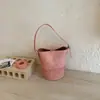 Bolso de Mujer Estilo Coreano Dopamina Ins Estilo Bolso Cubo Verano 2026 Nueva Moda Bolso de Hombro Simple Bolso Cruzado