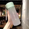 Vaso de Plástico para Estudiantes Hombres y Mujeres Pareja Vaso de Agua de Capacidad Súper Grande Resistente a Caídas Simple Deportivo Estilo Coreano Vaso Casual Alto Valor de Color