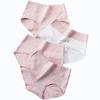 Ropa Interior de Algodón Antibacteriano Talla Grande 7A Transfronteriza para Mujer Cintura Alta Control de Abdomen Estampada Algodón 60S Sin Costuras en la Entrepierna Ropa Interior para Niñas