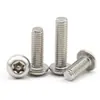 Fabricante Original Tornillos de Seguridad Torx de Cabeza Redonda de Acero Inoxidable 304 M2-M10 Tornillos Torx de Cabeza Plana con Post