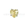 Titanio Moderno F136 Aleación de Titanio Corazón Corte de Fuegos Artificiales G23 Titanio Cuatro Garras Corazón Stud para Labio Stud para Nariz Joyería para Perforaciones Accesorios