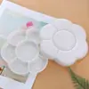 Buscando Caja de Plástico de Fábrica con Forma de Flor de Ciruelo Paleta de Pintura Acrílica Acuarela Gouache Paleta de Flor de Ciruelo