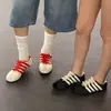 Zapatos Deportivos Casuales para Exteriores de Moda de Verano 2026, Color Sólido Bloque de Color, Suela Suave Cómoda, Velcro, Zapatos de Entrenamiento Alemanes para Mujer