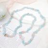 Cuentas sueltas de grava de forma irregular, accesorios de joyería DIY, cuentas de pulsera semiacabadas de grava de cristal de piedra de colores