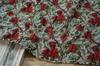 Textura relieve estilo retro Vestido Rosa Roja tela jacquard bolsos de primavera y otoño tela estilo deseo puro de tirantes pequeños